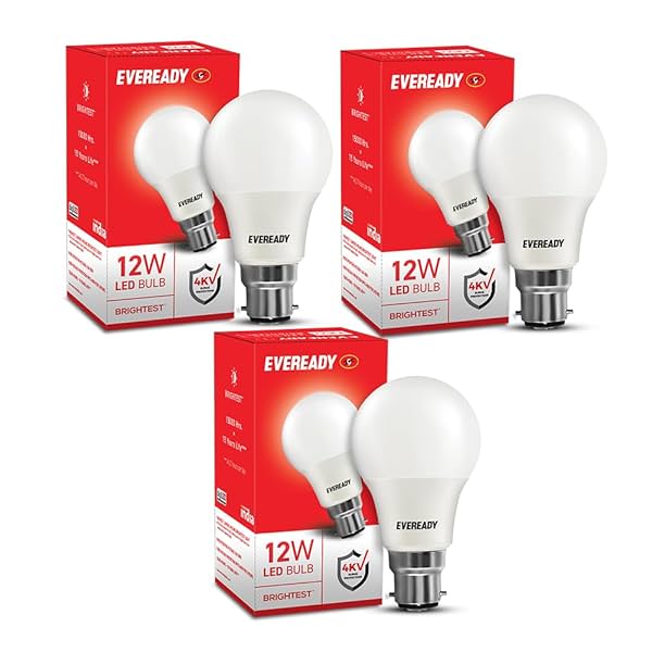 Image of Eveready LED Bulb 12W Pack of 3