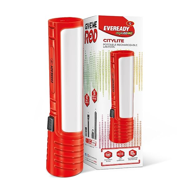 Image of Eveready Rechargeable Lantern (2W Torch & 3W Lantern)