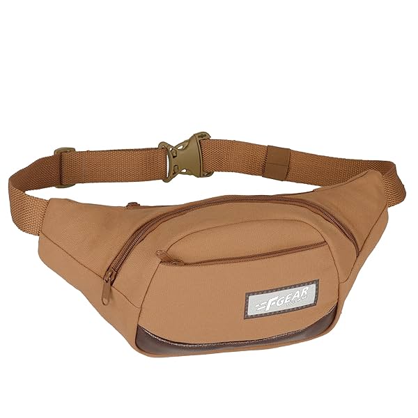 Image of F Gear Touche 4L Khaki Canvas Waist Crossbody Pouch