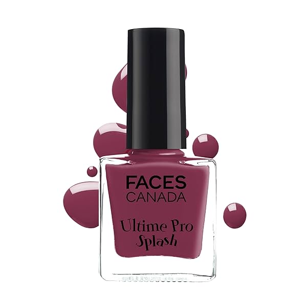 Image of FACES CANADA Ultime Pro Splash Nail Enamel - Mahogany 107 (8ml)