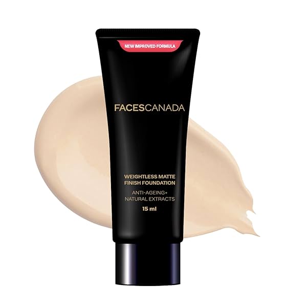 Image of FACESCANADA Weightless Matte Finish Foundation - Ivory, 15ml