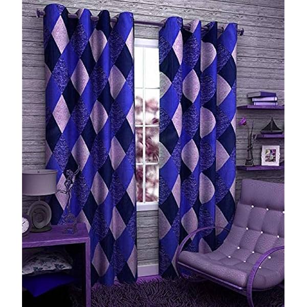 Image of FARRELL Decor 1 Piece Polyester Floral Eyelet Window Semi Sheer Curtain