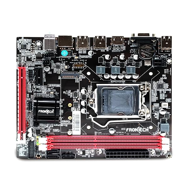 Image of FRONTECH H61 Chipset Motherboard with 2xDDR3 RAM Slots LGA1155 Supports