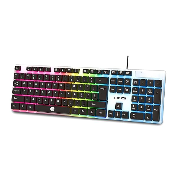 Image of FRONTECH Wired Gaming Keyboard with 104 Keys