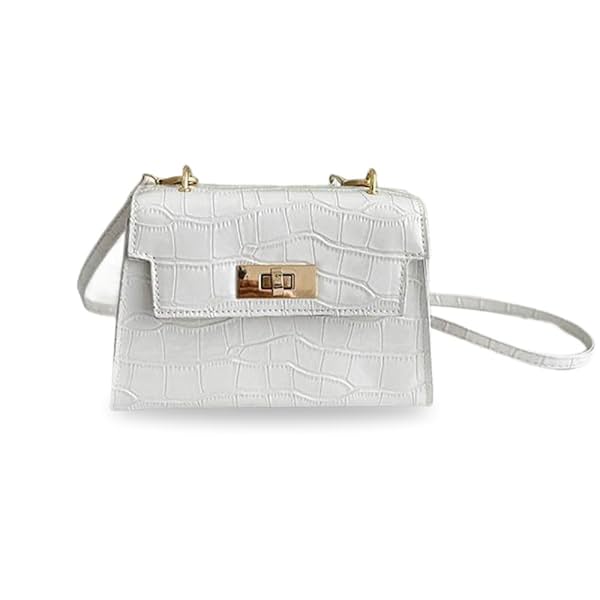 Image of Fargo Stylish Croco Textured Sling Bag for Women Ladies.