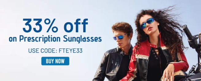 Image of Fastrack Eye Wear Coupon : 33% Off on Prescription Subglasses