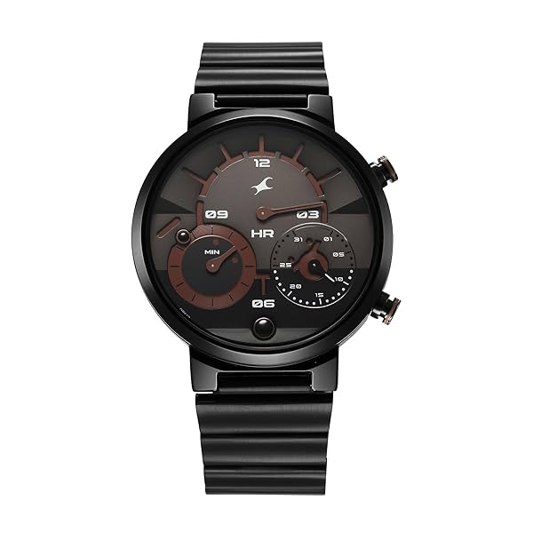 Image of Fastrack Gambit Quartz Analog Dark Grey Dial