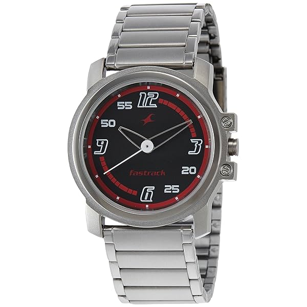 Image of Fastrack Men Stainless Steel Upgrades Analog Black Dial Watch