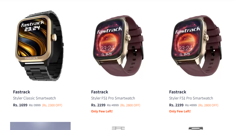 Image of Fastrack Smart Watches & Premium Watches Min. 50% Discount 