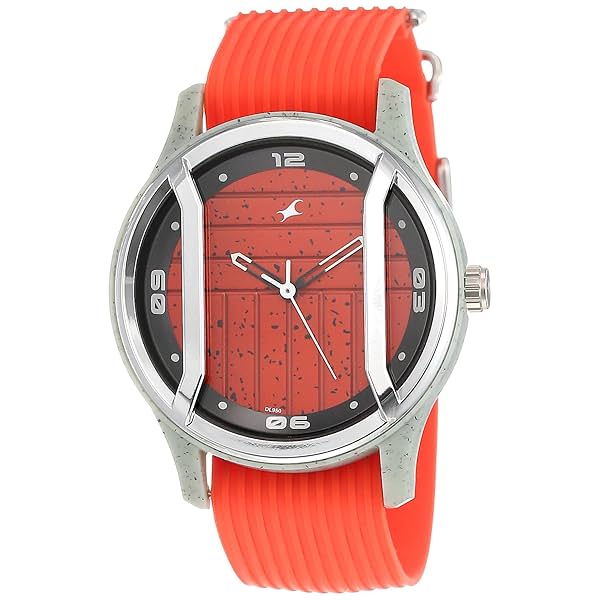 Image of Fastrack Urban Bounce Analog Red Dial Men's Silicone Watch-3265Pp01