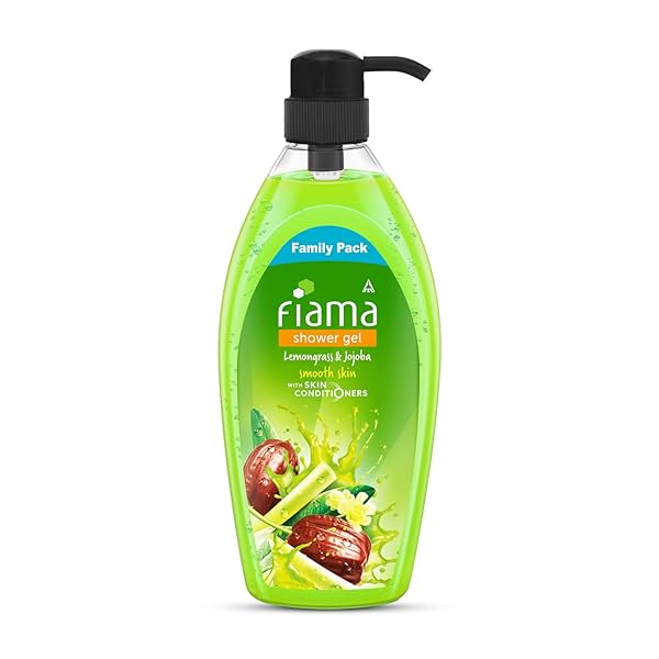 Image of Fiama Body Wash Shower Gel Lemongrass & Jojoba, 900ml