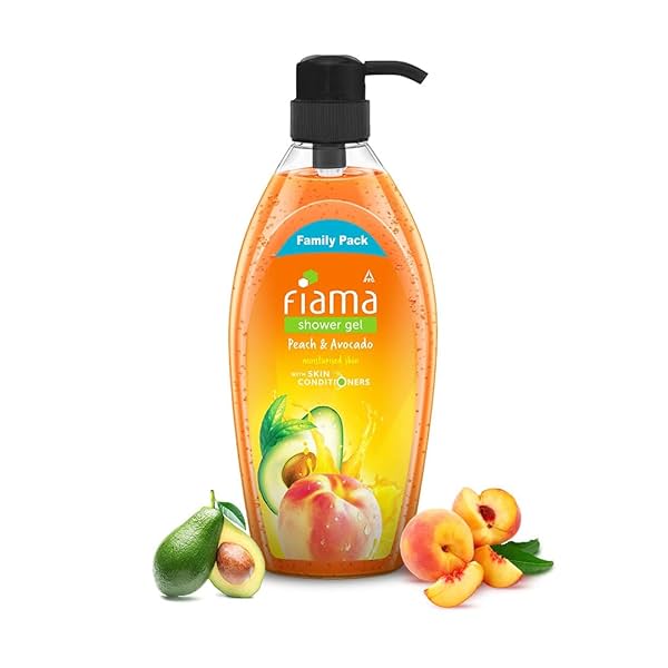 Image of Fiama Body Wash Shower Gel Peach & Avocado 900ml 