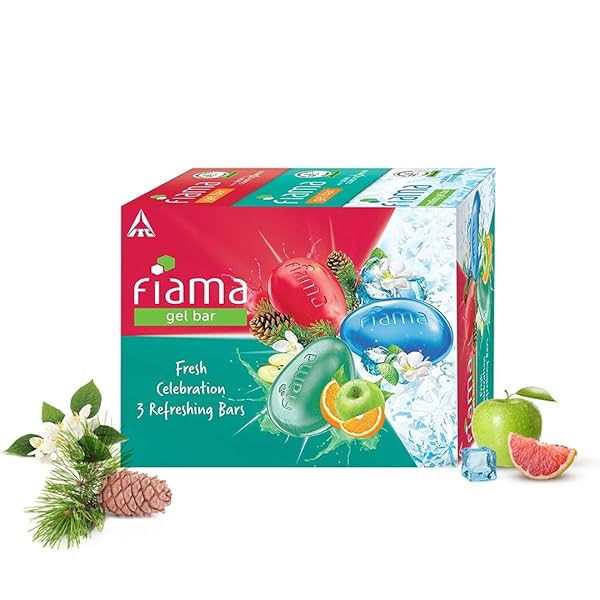 Image of Fiama Gel Bathing Bar Fresh Celebration pack