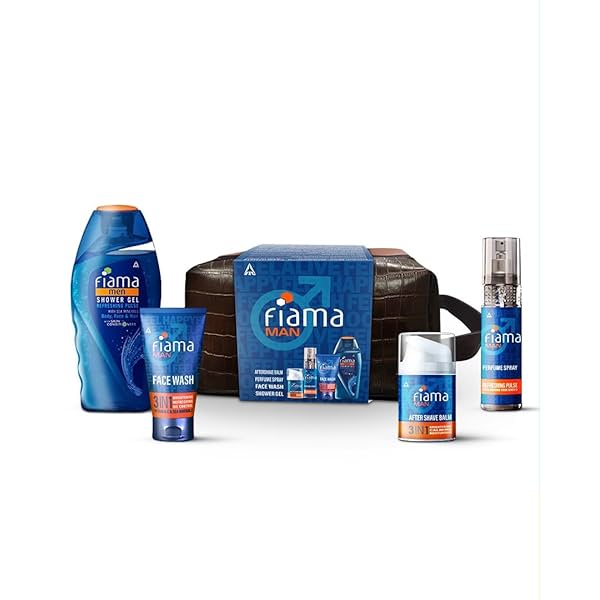 Image of Fiama Gift Essentials Grooming Kit for Men