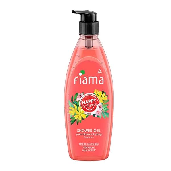 Image of Fiama Happy Naturals Body Wash Shower Gel