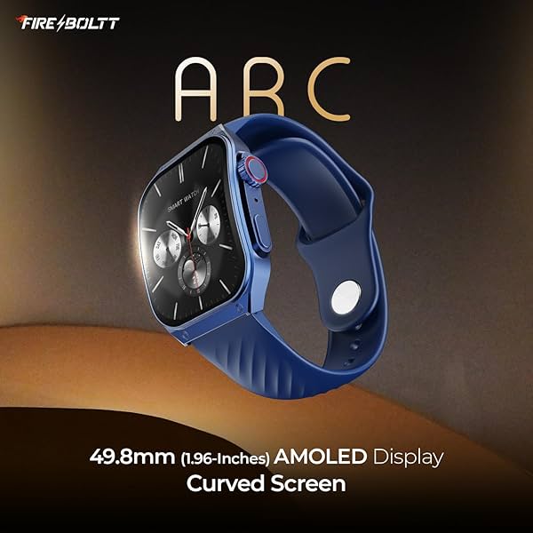 Image of Fire-Boltt ARC 49.8mm (1.96 inch) AMOLED Always On Curved Display Smart Watch