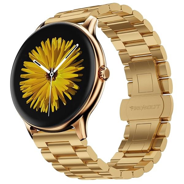 Image of Fire-Boltt Phoenix Ultra Blaze – Luxury Gold Stainless Steel Smartwatch