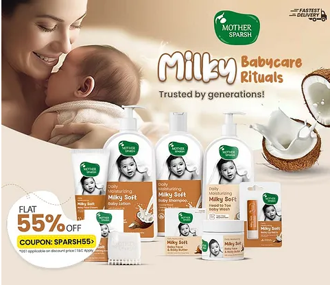 Image of FirstCry Offer: Get Flat 55% Off on Mother Sparsh Products