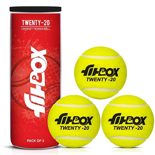 Image of FitBox Sports Tennis Twenty20 Ball (Can of 3) Tennis Ball