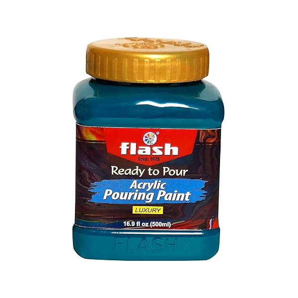 Image of Flash Acrylic Pouring Paint Sap Green 500ml