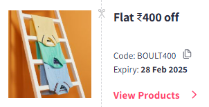 Image of Flat ₹400 Off On BOULT AUDIO Earbuds