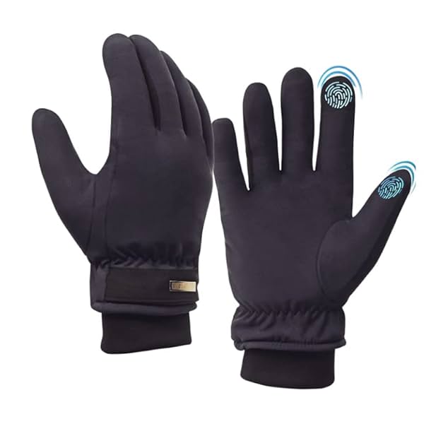 Image of Fleece Waterproof Gloves with Touch Screen