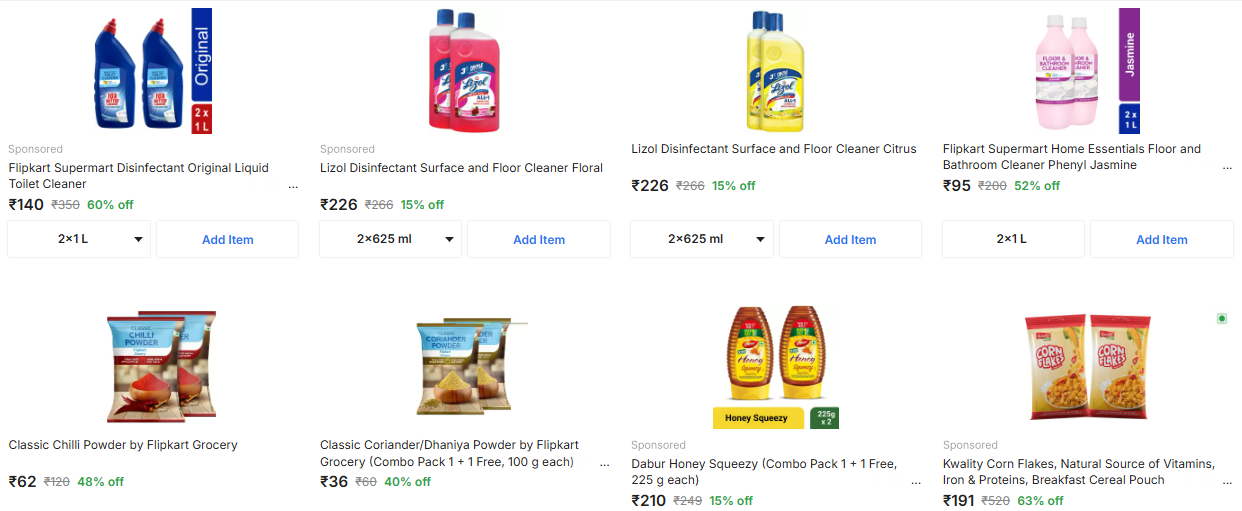 Image of Flipkart Groceries Home Supplies Sale : up to 60% Discount 