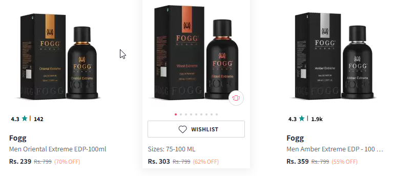 Image of Foog Men's Perfume Starting Price@ ₹239