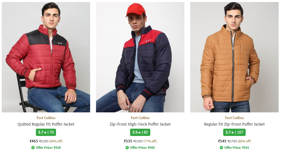 Image of Fort Collins Men's Jackets up to 80% Discount