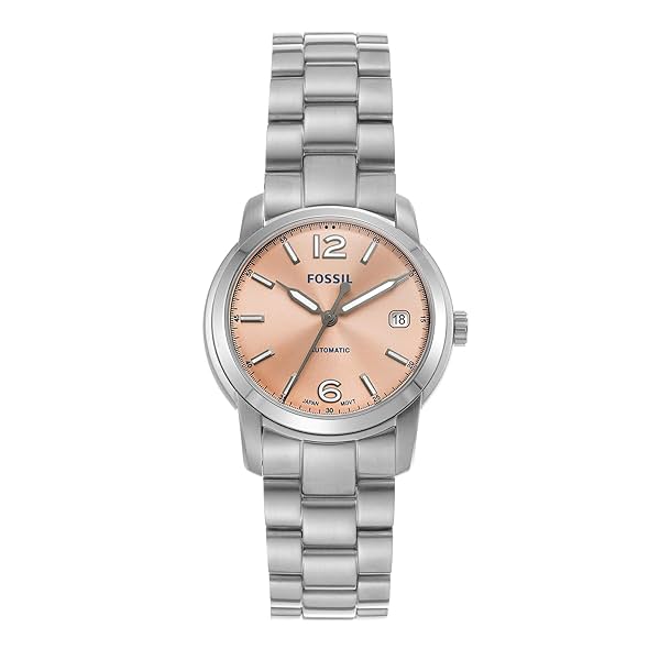 Image of Fossil Heritage Analog Rose Gold Dial Women's Watch-ME3247