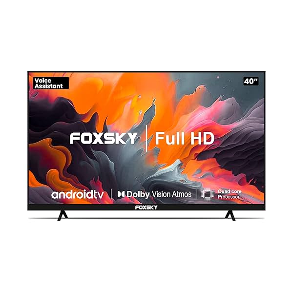 Image of Foxsky 101.6 cm (40 inches) Full HD Smart LED TV 40FSFHS (Black)