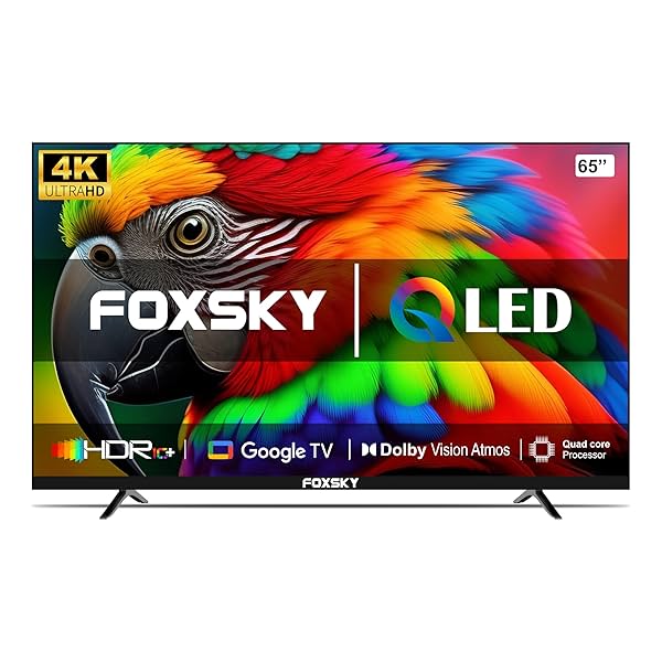 Image of Foxsky 165 cm (65 inch) Frameless Series 4K Ultra HD LED Smart TV 