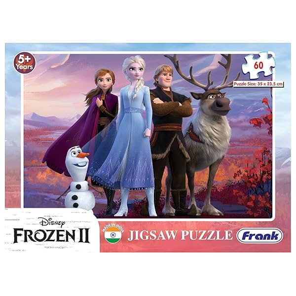 Image of Frank Disney Frozen 2 Jigsaw Puzzle (60 Pieces) for Kids Above 5+ Years