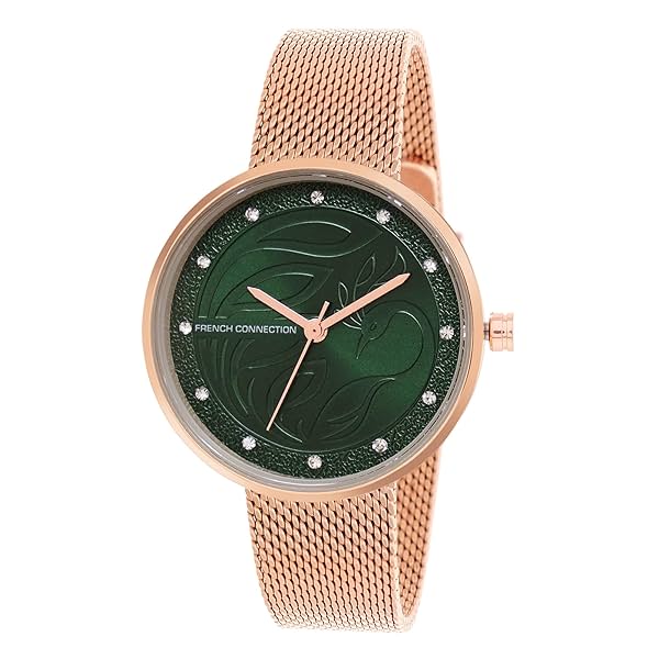 Image of French Connection Analog Green Dial Women's Watch