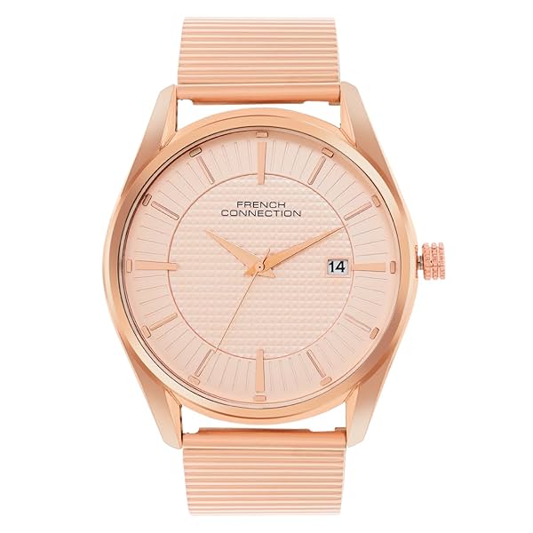 Image of French Connection Analog Rose Gold Dial Men's Watch-FCN056B