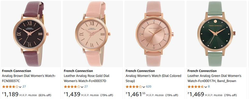 Image of French Connection Analog Women's Watch up to 83% Discount 