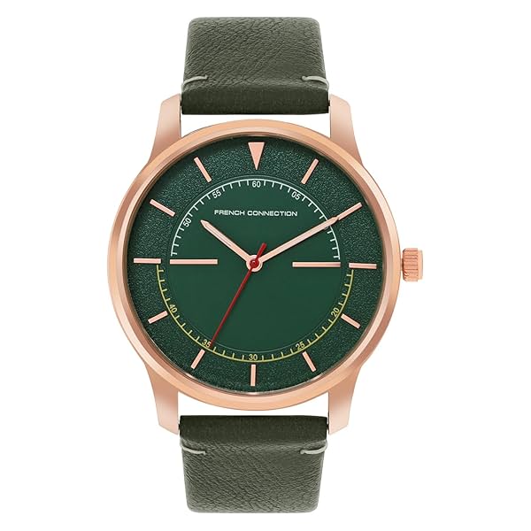 Image of French Connection Spring-Summer 2023 Analog Green Dial Men's Watch