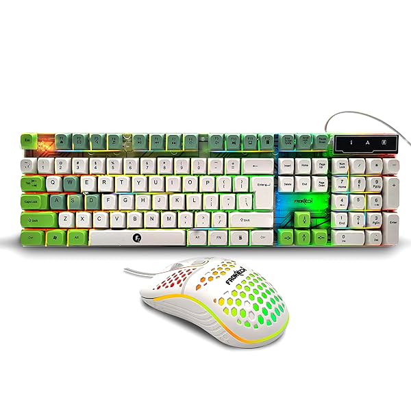 Image of Frontech Wired Nova Knight Gaming Keyboard & Mouse Set