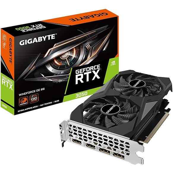 Image of GIGABYTE GeForce RTX 3050 WINDFORCE OC 6G NVIDIA 6 GB