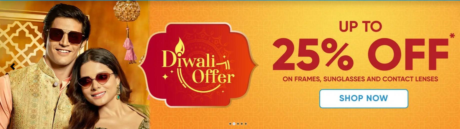 Image of GKB OPTICAL Diwali Offer : Up To 25% off on Sunglasses , frames and Contact Lenses