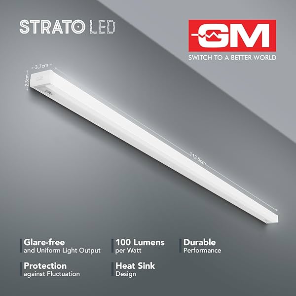 Image of GM Strato 22 Watt LED Batten Tube Light