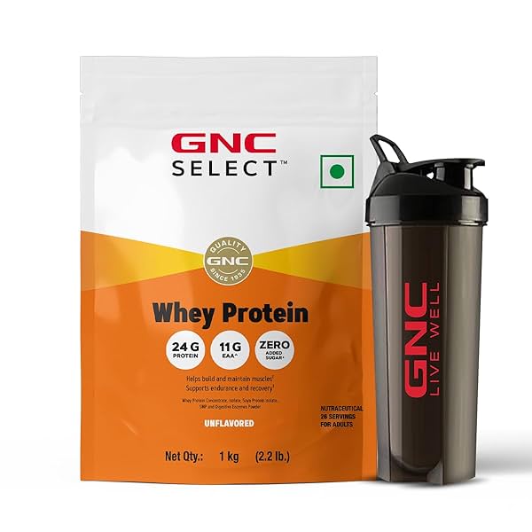 Image of GNC Whey Protein Blend With Free Shaker 1KG