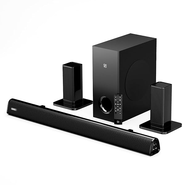 Image of GOVO GOSURROUND 945 | 120W Sound bar, 5.1 Channel Home Theatre with Mega subwoofer