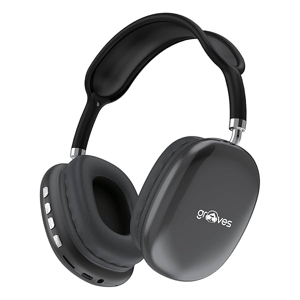 Image of GROOVES Metal X1 Newly Launched 15 HRS Battery Wireless Headphone with Mic