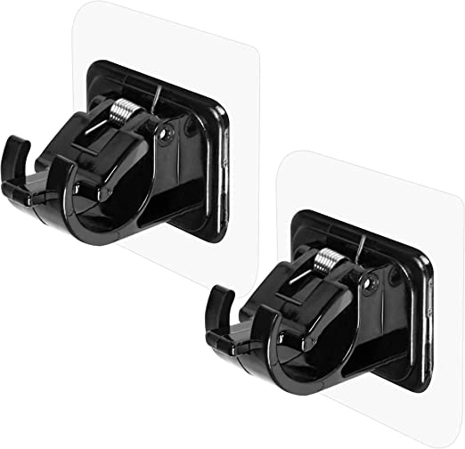 Image of GROVENT® 2 PC No Drill Curtain Rod Brackets 