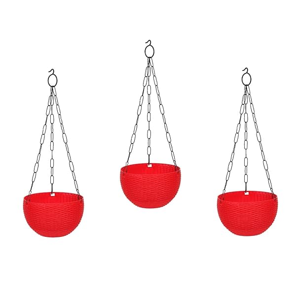 Image of GTB Hanging PLANTERS Round Shape Garden Hanging Flower Port