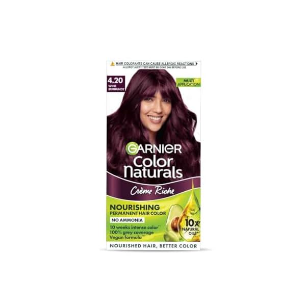 Image of Garnier, Hair Colouring Creme, Long-lasting Colour, 70ml + 60g