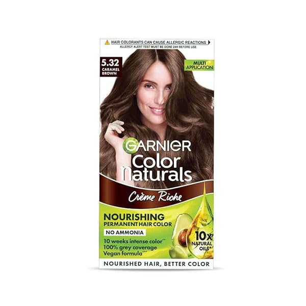 Image of Garnier, Hair Colouring Creme, Long-lasting Colour