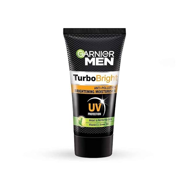 Image of Garnier Men TurboBright Brightening Anti-Pollution Moisturizer 40g