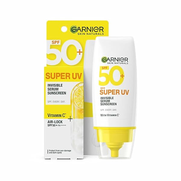 Image of Garnier Super UV Invisible Serum Sunscreen SPF 50 PA++++